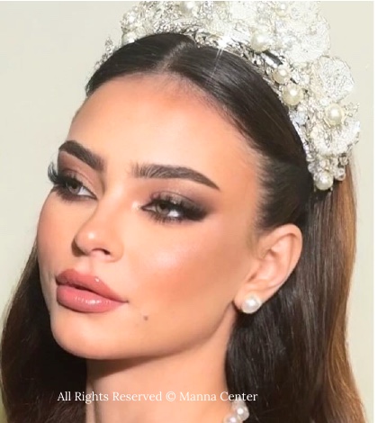 مكياج عروس ناعم من منّا سنتر